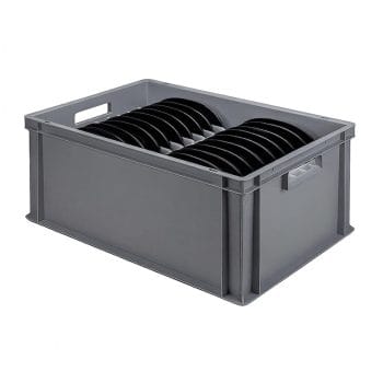 5x Κιβώτια μεταφοράς πιάτων με διαχωριστικά (πεντάδα)