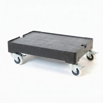 Τροχήλατο καροτσάκι μαύρο